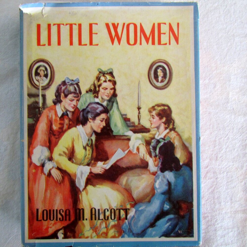 LITTLE WOMEN BOOK by LOUISA MAY ALCOTT, VINTAGE 1935 HC, WHITMAN #2134 ABRIDGED